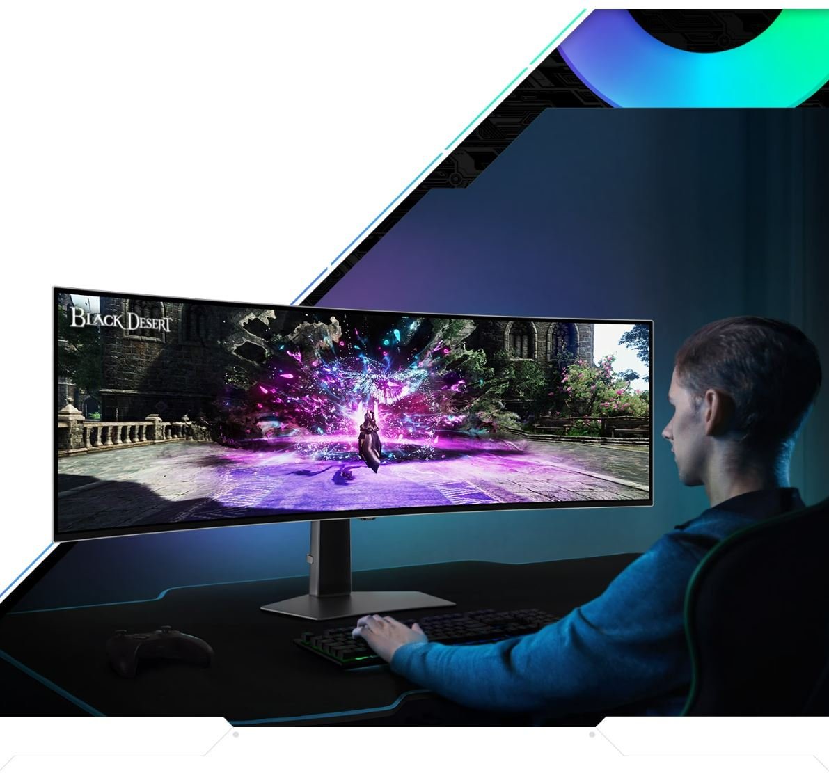 Samsung Odyssey OLED G93SC Gaming Monitor